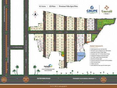 Image of 167 Sq.ft Residential Plot / Land for sale in Grupe Emerald Homes, Turkayamjal, Hyderabad for Rs. 5400000