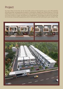 Image of 2425 Sq.ft 4 BHK Villa for sale in Tierra Sunrise, Patancheru, Sangareddy for Rs. 16500000