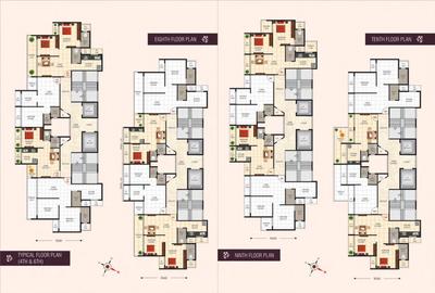 Image of 1150 Sq.ft 2 BHK Apartment / Flat for sale in Hiray Oleander, Ulwe, Navi Mumbai for Rs. 8500000