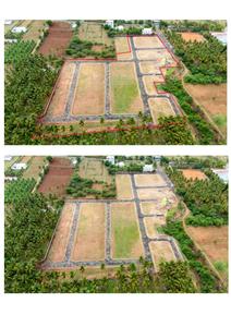 Image of 1306 Sq.ft Residential Plot / Land for sale in Nila Garden, Ettimadai, Coimbatore for Rs. 2093518