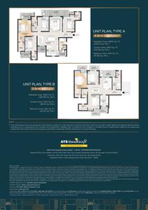 Image of 1700 Sq.ft 3.5 BHK Apartment / Flat for sale in ATS Homecraft Sanctury, Sector 105, Gurgaon for Rs. 24000000