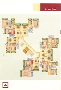 Image of 915 Sq.ft 2 BHK Apartment / Flat for sale in Srishti Panch Srishti, Powai, Mumbai for Rs. 17100000