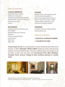 Image of 503 Sq.ft 1 BHK Apartment / Flat for sale in Vinay Unique Corner, Virar East, Virar for Rs. 2900000