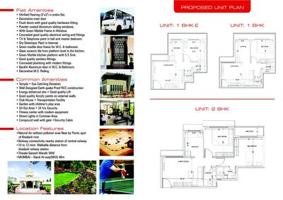 Image of 470 Sq.ft 1 BHK Apartment / Flat for sale in Sudarshan Garden Phase II, Khadawali, Thane for Rs. 2100000