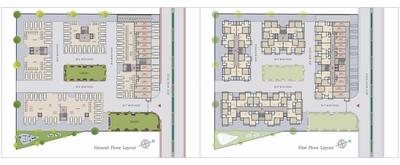 Image of 861 Sq.ft 2 BHK Apartment / Flat for sale in Shree Vallabh Prayosha Residency, Vinzol, Ahmedabad for Rs. 3150000