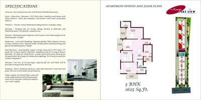 Image of 1630 Sq.ft 3 BHK Apartment / Flat for sale in Koncept Lake View, Jakkur, Bengaluru for Rs. 17500000