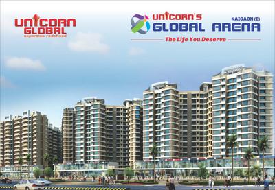 Image of 309 Sq.ft 1 BHK Apartment / Flat for sale in Unicorn Arena, Naigaon East, Naigaon for Rs. 2750000