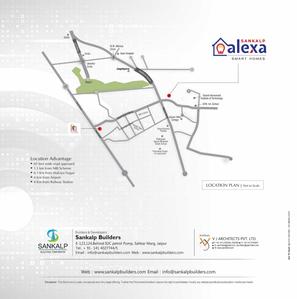 Image of 681 Sq.ft 2 BHK Penthouse for sale in Sankalp Alexa Homes, Jagatpura, Jaipur for Rs. 8000000