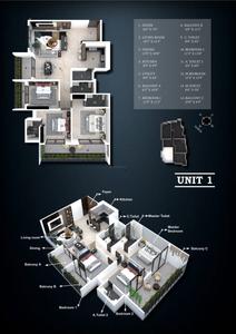Image of 2000 Sq.ft 3 BHK Apartment / Flat for sale in Gm Govianu, Sheshadripuram, Bengaluru for Rs. 36500000