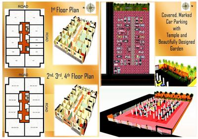 Image of 1050 Sq.ft 3 BHK Apartment / Flat for sale in Pragati Height 2, Hathital, Jabalpur for Rs. 7600000