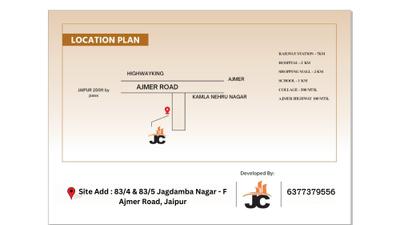 Image of 650 Sq.ft 2 BHK Apartment / Flat for sale in JC Heights 11, Heerawala, Jaipur for Rs. 3500000