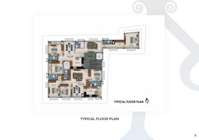 Image of 1449 Sq.ft 3 BHK Apartment / Flat for sale in The Mandarin, Kilpauk, Chennai for Rs. 20200000