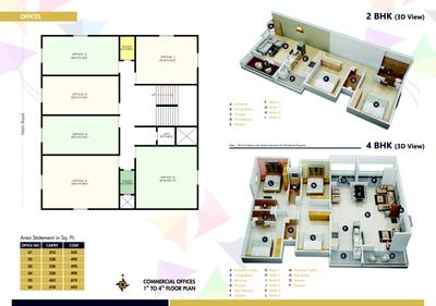 Image of 2200 Sq.ft 4 BHK Apartment / Flat for sale in Indraprastha Landmark, Kondhwa Budruk, Pune for Rs. 19900000