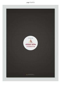 Vikrant Vedant Solitaire Brochure 13