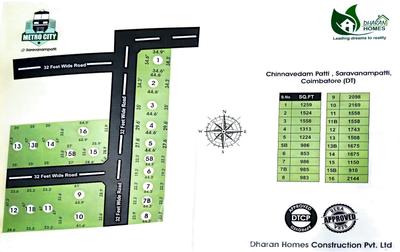 Image of 2205 Sq.ft 3 BHK Independent House for sale in Dharan Metro City, Saravanampatty, Coimbatore for Rs. 13500000