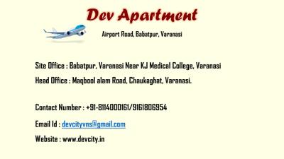 Image of 1782 Sq.ft 3 BHK Apartment / Flat for sale in Dev Apartments Phase 2, Babatpur, Varanasi for Rs. 7128000