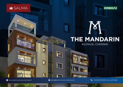 Image of 1449 Sq.ft 3 BHK Apartment / Flat for sale in The Mandarin, Kilpauk, Chennai for Rs. 20200000