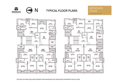 Image of 966 Sq.ft 2 BHK Apartment / Flat for sale in Meridian Zuha, Kondhwa, Pune for Rs. 9800000