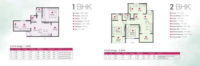 Image of 1680 Sq.ft 2 BHK Apartment / Flat for sale in Wakadkar Aster Park, Jambhe, Pune for Rs. 9100000