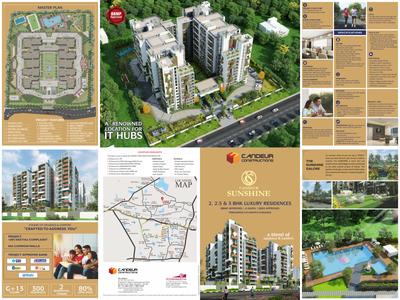 Image of 1130 Sq.ft 2 BHK Apartment / Flat for sale in Candeur Sunshine, Kodigehalli, Bengaluru for Rs. 12500000