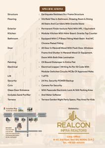 Image of 1800 Sq.ft 4 BHK Apartment / Flat for sale in Realcon Silver Oak Tower III, Sector 104, Noida for Rs. 8500000