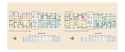 Image of 1050 Sq.ft 2 BHK Apartment / Flat for sale in Lakshadeep Coconest Building A B C, Pimple Saudagar, Pune for Rs. 7200000