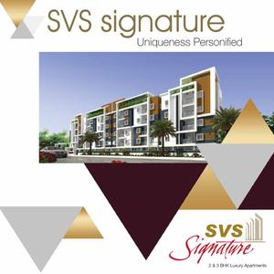 Image of 1104 Sq.ft 2 BHK Apartment / Flat for sale in SVS Signature by SVS Developers, K R Puram, Bengaluru for Rs. 10500000