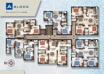 Image of 1225 Sq.ft 2.5 BHK Apartment / Flat for sale in Rajus Maruthi, Korattur, Chennai for Rs. 14553500