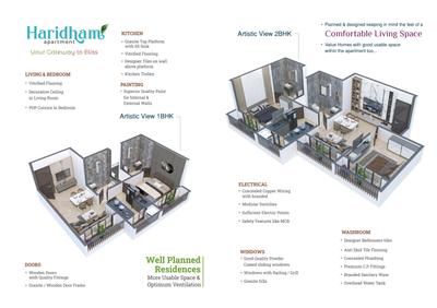Image of 950 Sq.ft 2 BHK Apartment / Flat for sale in V M Haridham, Virar West, Virar for Rs. 5600000