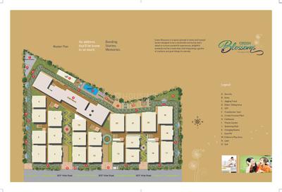 Image of 1360 Sq.ft 2 BHK Apartment / Flat for sale in Gauthami Green Blossoms, Kokapet, Hyderabad for Rs. 13000000