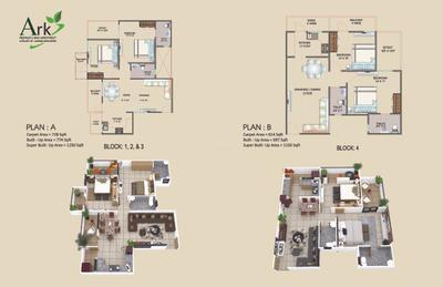 Image of 697 Sq.ft 2 BHK Apartment / Flat for sale in Asnani Aashima Arka, Jatkhedi, Bhopal for Rs. 3800000