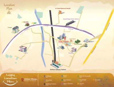 Image of 701 Sq.ft 2 BHK Apartment / Flat for sale in Laxmi Vishwa Vihang Heights, Dahisar East, Mumbai for Rs. 15100000