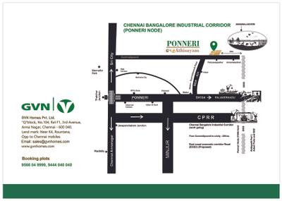 Image of 600 Sq.ft Residential Plot / Land for sale in GVN Ponneri Athisayam, Ponneri, Chennai for Rs. 450000