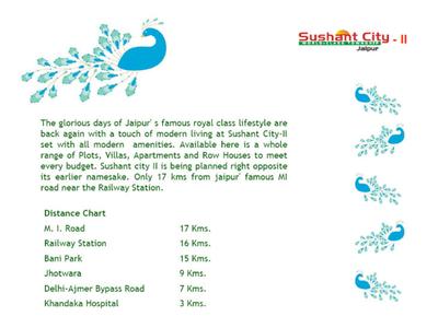 Image of 1386 Sq.ft Residential Plot / Land for sale in Ansal Sushant City II, Kalwad Road, Jaipur for Rs. 2000000