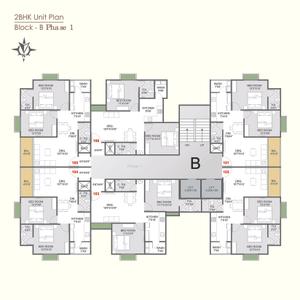 Image of 1170 Sq.ft 2 BHK Apartment / Flat for sale in Eklingji Radhe Elegance, Sanand, Ahmedabad for Rs. 3800000