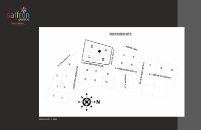 Image of 640 Sq.ft 1.5 BHK Apartment / Flat for sale in Rushabh Saffron Palace, Ghanteshwer, Rajkot for Rs. 2600000