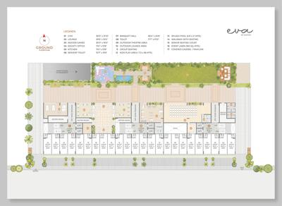 Image of 3096 Sq.ft 4 BHK Apartment / Flat for sale in Eva, Koba, Gandhinagar for Rs. 13416000