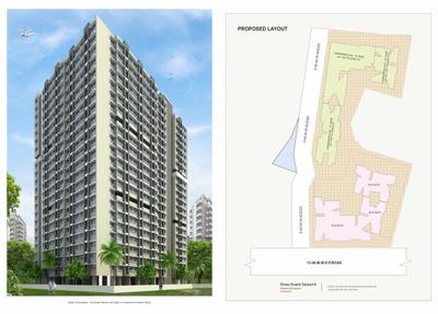 Image of 470 Sq.ft 1 BHK Apartment / Flat for sale in Shree Vrindavan Sra Chs Ltd, Bhandup West, Mumbai for Rs. 8100000