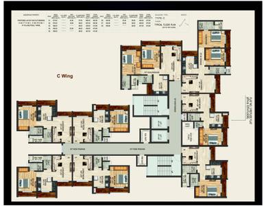 Image of 650 Sq.ft 1 BHK Apartment / Flat for sale in Sunrise Parkview Phase I, Padle Gaon, Thane for Rs. 4200000