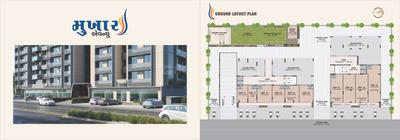 Image of 1215 Sq.ft 2 BHK Apartment / Flat for sale in Shreenathji Mukhar Avenue, Janta Nagar, Kalol for Rs. 5000000