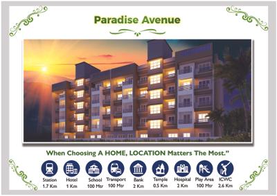 Image of 587 Sq.ft 1 BHK Apartment / Flat for sale in Sai Paradise Avenue, Saphale, Mumbai for Rs. 1827000