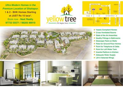 Image of 550 Sq.ft 1 BHK Apartment / Flat for sale in Prakhhyat Yellow Tree, Kalambhe, Thane for Rs. 1800000
