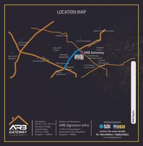 Image of 1100 Sq.ft 2 BHK Apartment / Flat for sale in AR ARB Gateway, Horamavu, Bengaluru for Rs. 9350000