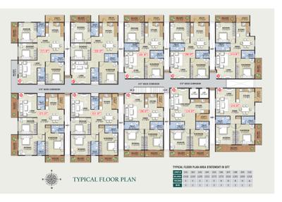 Image of 1203 Sq.ft 2 BHK Apartment / Flat for sale in Shreevari Sannidhi, Hennur, Bengaluru for Rs. 9864600