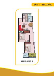 Image of 550 Sq.ft 1 BHK Apartment / Flat for sale in Paradise Homes, Sector 73, Noida for Rs. 2500008