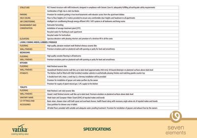 Vatika Seven Elements Brochure 18