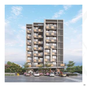 Image of 561 Sq.ft 2 BHK Apartment / Flat for sale in Madhuvan Amrut Elegance, Chandlodia, Ahmedabad for Rs. 5400000