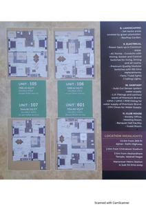 Image of 1220 Sq.ft 3 BHK Apartment / Flat for sale in Shree Ganesham Heights, Girdharipura, Jaipur for Rs. 5550000