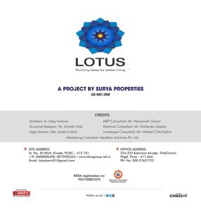 Image of 1053 Sq.ft 2 BHK Apartment / Flat for sale in Lotus Laxmi, Kiwale, Pune for Rs. 7000000