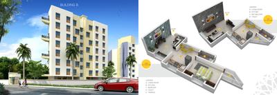 Image of 680 Sq.ft 1 BHK Apartment / Flat for sale in Anand Vishwaraj Residency, Wagholi, Pune for Rs. 4800000